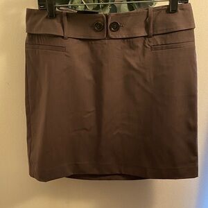 The Limited Chocolate Brown Mini Skirt